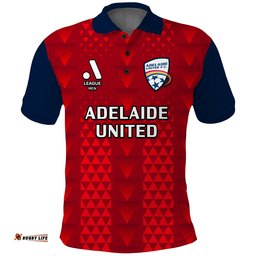 Custom Text And Number Adelaide United Football Polo Shirt Sporty Style Amazing Aussie