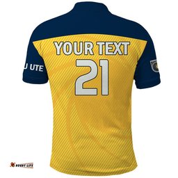 Custom Personalised Central Coast Mariners Soccer Polo Shirt Amazing Aussie