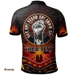 NAIDOC Week 2022 Polo Shirt - Custom NAIDOC Week 2022 Family Aboriginal Inspired Dot Art Polo Shirt Amazing Aussie