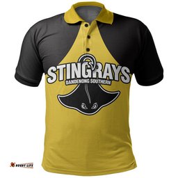 Custom Personalised Dandenong Stingrays- AFL Draft Polo Shirt  Amazing Aussie