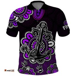 AFL Fremantle Dockers 1994 Aboriginal Polo Shirt Amazing Aussie