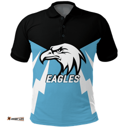 Custom Personalised Collie Eagles Football 2022 Polo Shirt