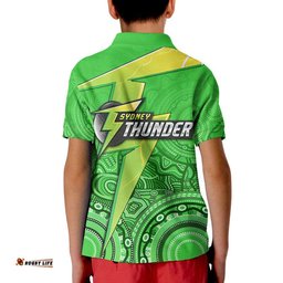 Sydney Thunder Indigenous Aboriginal Arts Polo Shirt Amazing Aussie