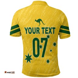 Australia Soccer Polo Shirt World Cup Matildas Sporty Vibes Amazing Aussie