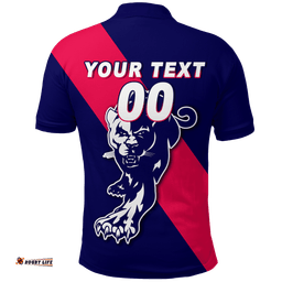 Custom Personalised Panthers Carey Park Football 2022 Polo Shirt