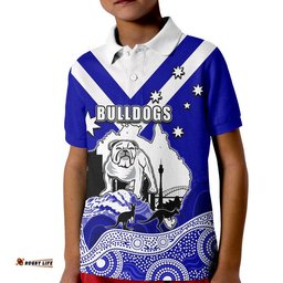 Custom Personalised Bulldogs Rugby Polo Shirt Australia Day Style Amazing Aussie
