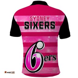 Sydney Sixers Cricket Polo Shirt Galaxy Star Simple Ver.02 Amazing Aussie
