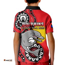 Dolphins Rugby NAIDOC 2023 Polo Shirt For Our Elders Aboriginal Amazing Aussie