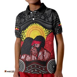 Custom Personalised Australia Indigenous Aboriginal Family Polo Shirt Amazing Aussie
