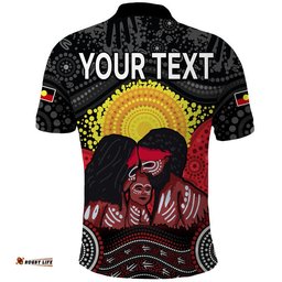Custom Personalised Australia Indigenous Aboriginal Family Polo Shirt Amazing Aussie