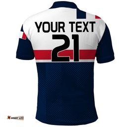 Custom Personalised France Rugby 7s Le XV de France Polo Shirt Amazing Aussie