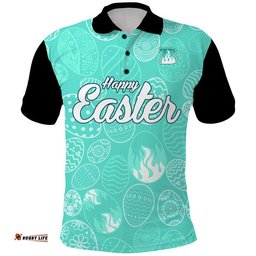 Brisbane Heat Cricket Happy Easter Day Polo Shirt Simple Style Amazing Aussie