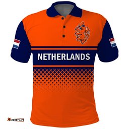 Netherlands Cricket Polo Shirt ODI Simple Orange Style Amazing Aussie