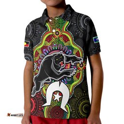 Custom Personalised Panthers Rugby NAIDOC Week Polo Shirt Indigenous Amazing Aussie
