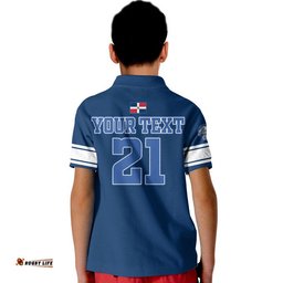Custom Personalised Dominican Tigres del Licey Polo Shirt Authentic No3 Amazing Aussie