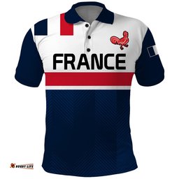 France Rugby 7s Le XV de France Polo Shirt Amazing Aussie