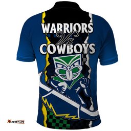 NRL Combine Warriors and Cowboys Polo Shirt