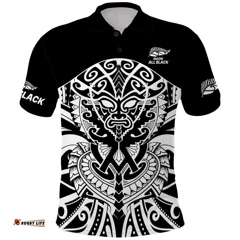 Aotearoa Silver Fern Rugby Sevens Polo Shirt Maori Tribal All Black Amazing Aussie