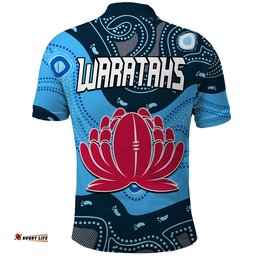 Waratahs Rugby Polo Shirt NSW Indigenous Amazing Aussie