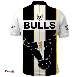 Macarthur Soccer Polo Shirt Bulls Mascot Amazing Aussie