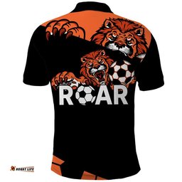 Brisbane Roar Soccer Polo Shirt The Roar Mascot Amazing Aussie