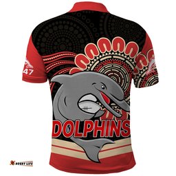 NRL Redcliffe Dolphins Polo Shirt Amazing Aussie