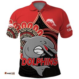 NRL Redcliffe Dolphins Polo Shirt Amazing Aussie