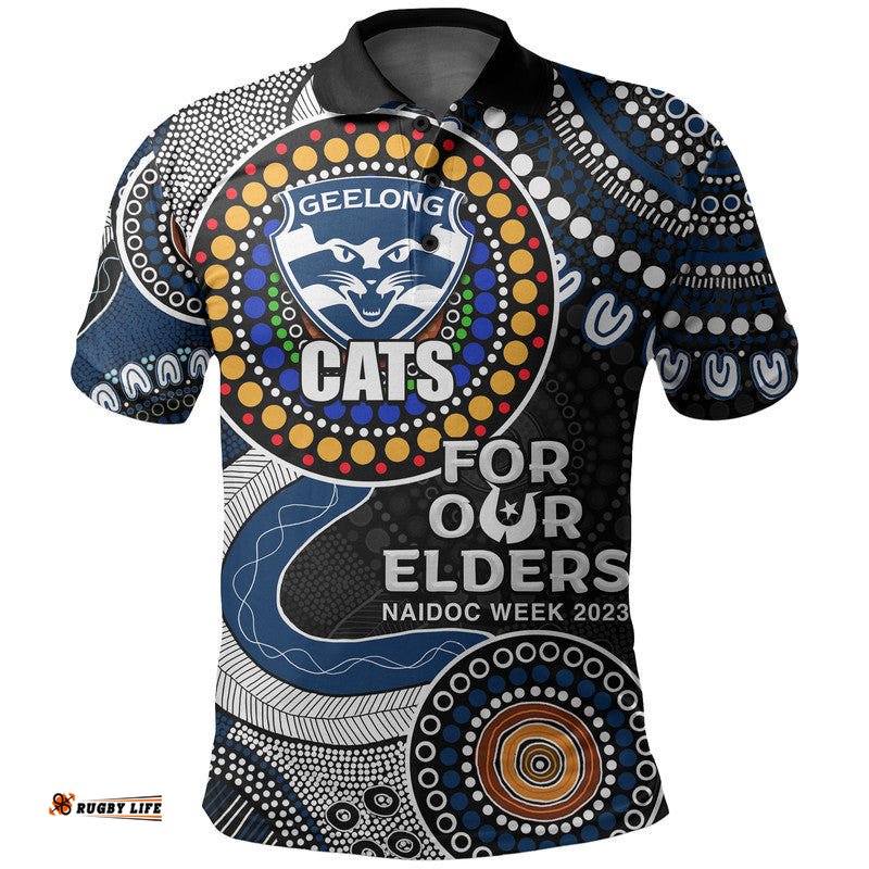 Cats Rugby Polo Shirt NAIDOC 2023 Aboriginal Amazing Aussie