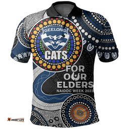 Cats Rugby Polo Shirt NAIDOC 2023 Aboriginal Amazing Aussie