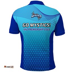 Aotearoa Netball Polo Shirt Northern Mystics 2023 ANZ Premiership Amazing Aussie