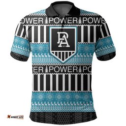 Australian Football League Christmas - Port Adelaide Polo Shirt Amazing Aussie