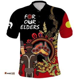 Custom Personalised NAIDOC 2023 Indigenous Polo Shirt Australia Map With Golden Wattle Amazing Aussie