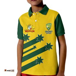 Custom Personalised And Number Australia Cricket Polo Shirt Style 1999 No.2 Amazing Aussie