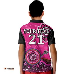Custom Personalised Sydney Sixers Polo Shirt Cricket Indigenous Aboriginal Amazing Aussie