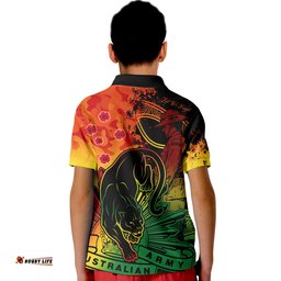 NRL ANZAC 2023 Panthers Polo Shirt Camouflage Amazing Aussie