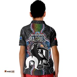 Magpies Football NAIDOC Week 2023 Polo Shirt For Our Elders Indigenous Amazing Aussie
