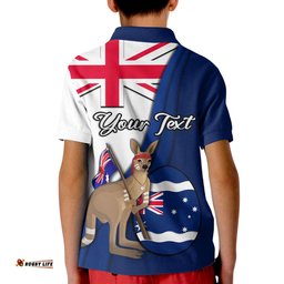 Custom Personalised Australia Easter Day Polo Shirt Bilby With Eggs Flag Style Amazing Aussie