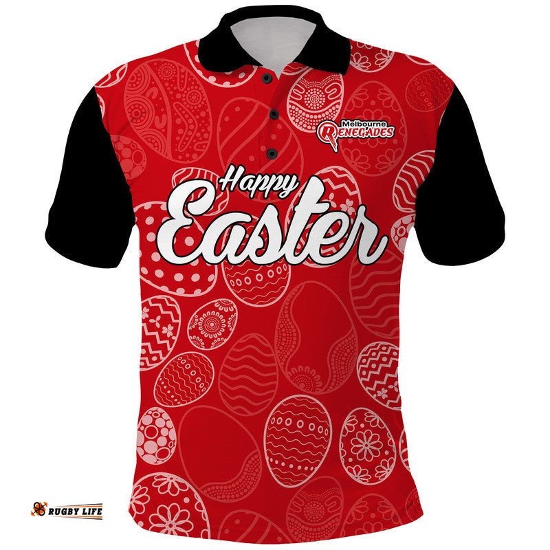 Melbourne Renegades Cricket Happy Easter Day Polo Shirt Simple Style Amazing Aussie