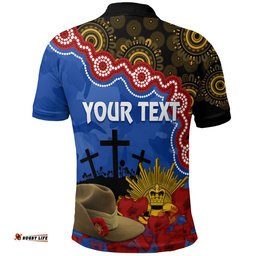 Eagles Football ANZAC 2023 Polo Shirt Aboriginal Mix Slouch Hat Amazing Aussie