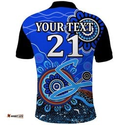 Custom Personalised Adelaide Strikers Polo Shirt Cricket Indigenous Aboriginal Amazing Aussie