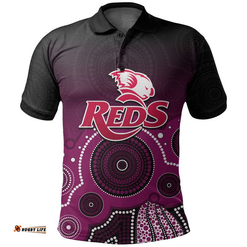 Custom Personalised And Number Super Rugby Queensland Reds Polo Shirt Amazing Aussie