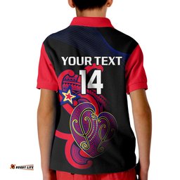 Custom Text And Number Aotearoa Netball Polo Shirt Waikato Bay of Plenty Magic 2023 ANZ Premiership Amazing Aussie
