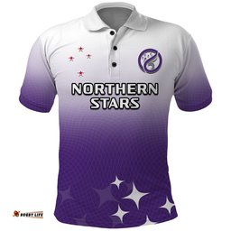 Custom Text And Number Aotearoa Northern Stars Netball Sporty Style Polo Shirt Amazing Aussie
