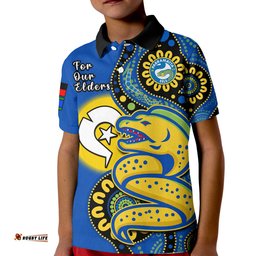 Eels Rugby NAIDOC 2023 Polo Shirt For Our Elders Aboriginal Amazing Aussie