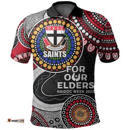 Saint Rugby Polo Shirt NAIDOC 2023 Aboriginal Amazing Aussie