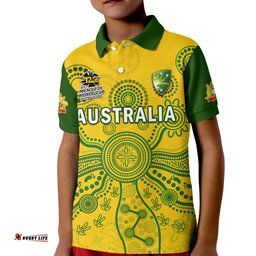 Australia Cricket Polo Shirt Aussie 2022 Mens T20 World Cup Amazing Aussie