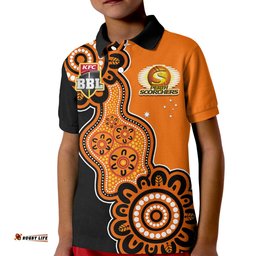 Perth Scorchers Cricket Polo Shirt We Are The Champions Aboriginal Amazing Aussie