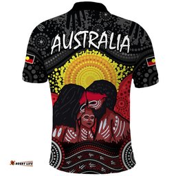 Australia Indigenous Aboriginal Family Polo Shirt Amazing Aussie