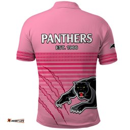 Penrith Panthers Rugby Polo Shirt Authentic Permiers Pink Version 2023
