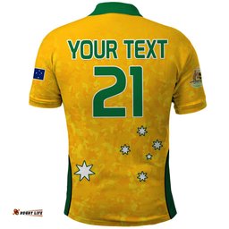Custom Text And Number Australia Soccer Polo Shirt Socceroos With Kangaroo - Matildas 2023